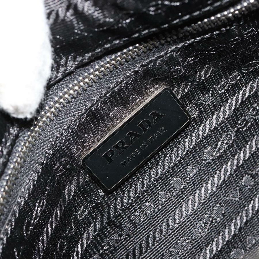 【日本直送】PRADA 單肩包 尼龍 黑色 銀色 正品 yk20451SAM-18