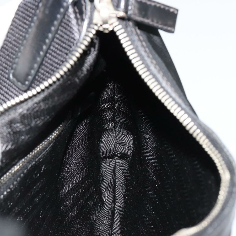 【日本直送】PRADA 單肩包 尼龍 黑色 銀色 正品 yk20451SAM-19