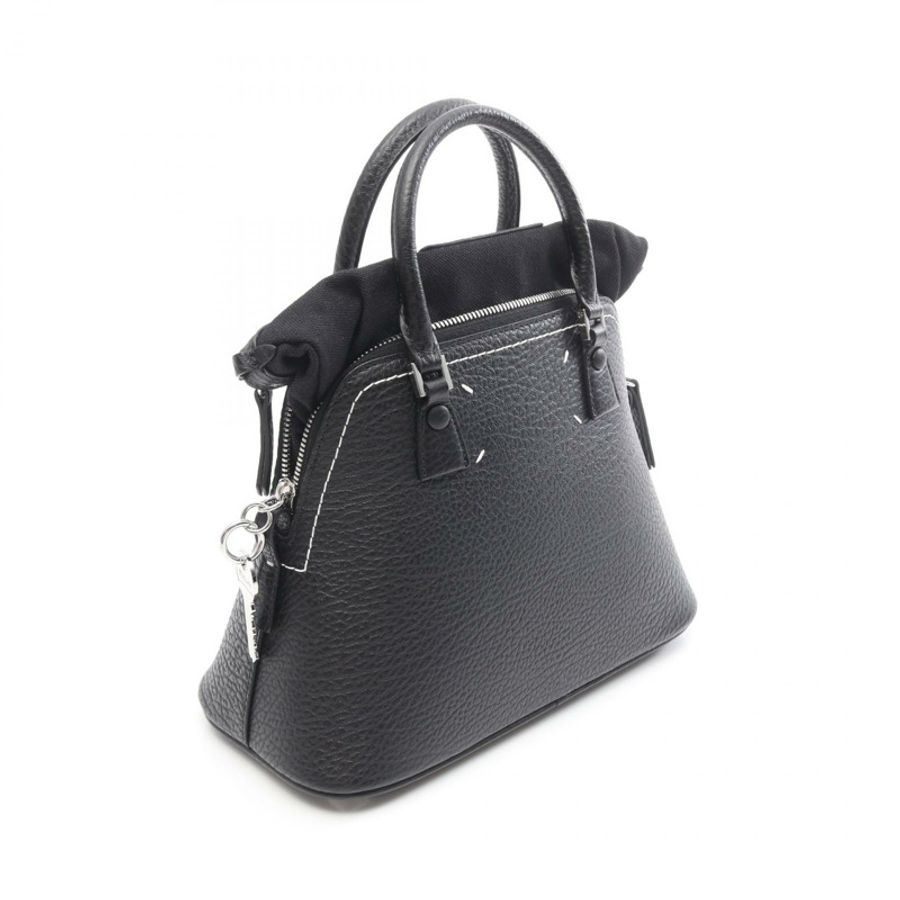 Maison Margiela 5AC Mini Bag 2WAY Handbag S56WG0082P4455T8013 皮革 黑色 二手 女士-1