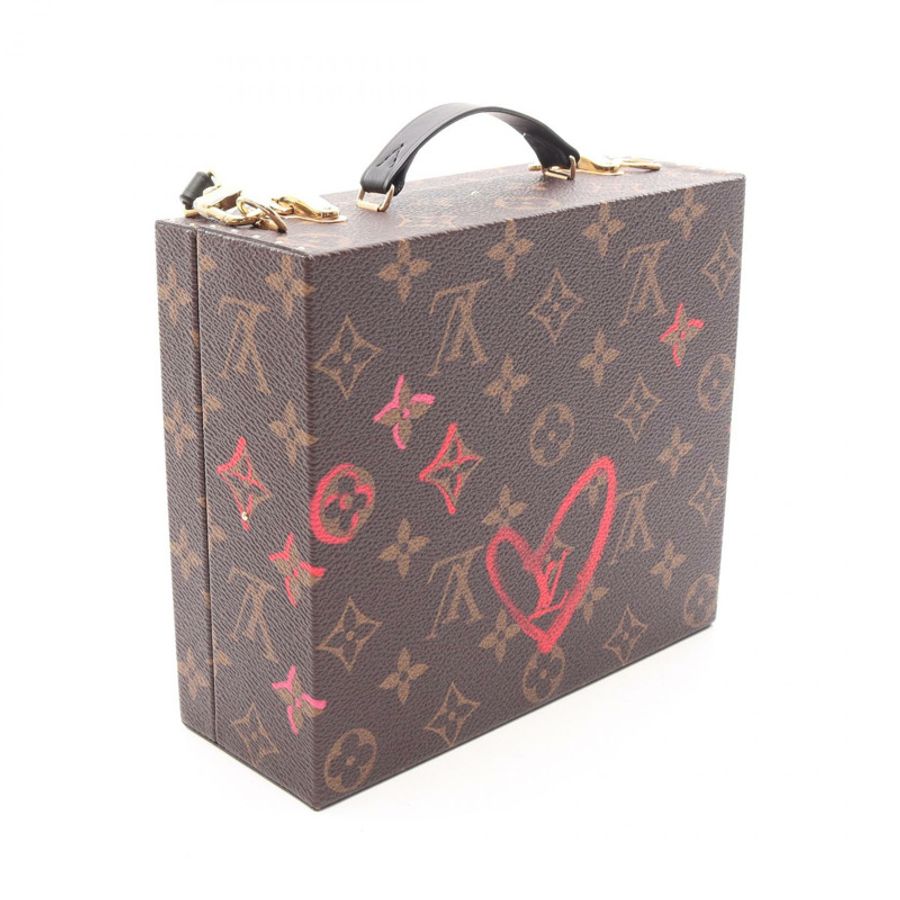 路易威登 Mobile Box 斜背包 Monogram Falling in Love 帆布二手-1