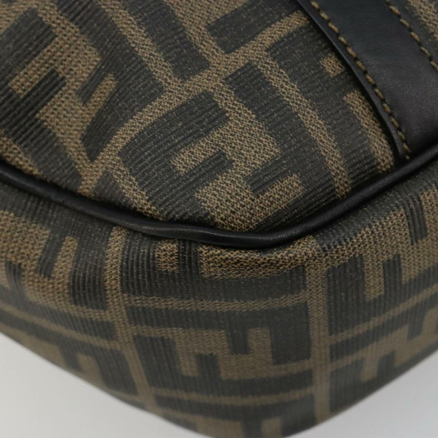 【日本直送】FENDI Zucca帆布手提包 黑色棕色 正品 182969V-14