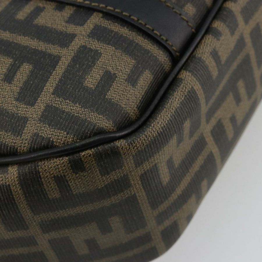 【日本直送】FENDI Zucca帆布手提包 黑色棕色 正品 182969V-16