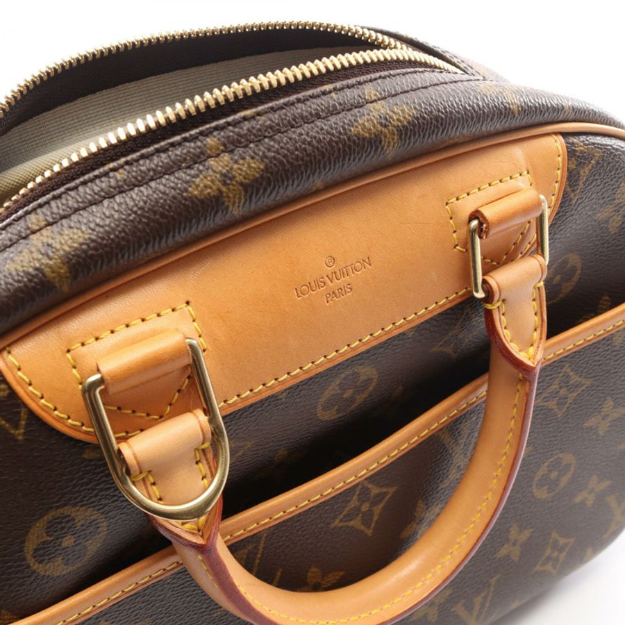 路易威登 Trouville 手提包 M42228 Monogram PVC 塗層帆布皮革 二手-6