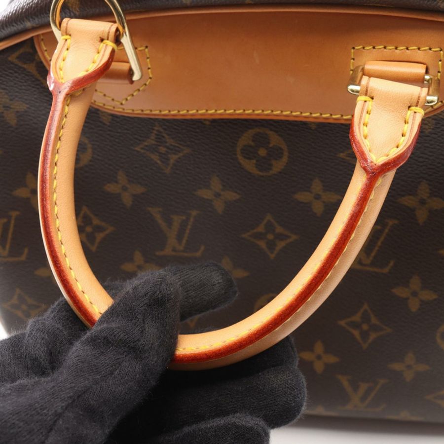 路易威登 Trouville 手提包 M42228 Monogram PVC 塗層帆布皮革 二手-11