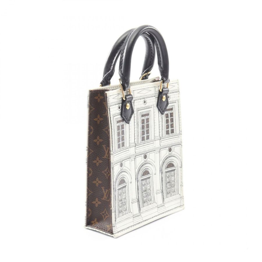 路易威登 FORNASETTI Petite Sac Plat 單肩手提包 M80991 Monogram 帆布-1
