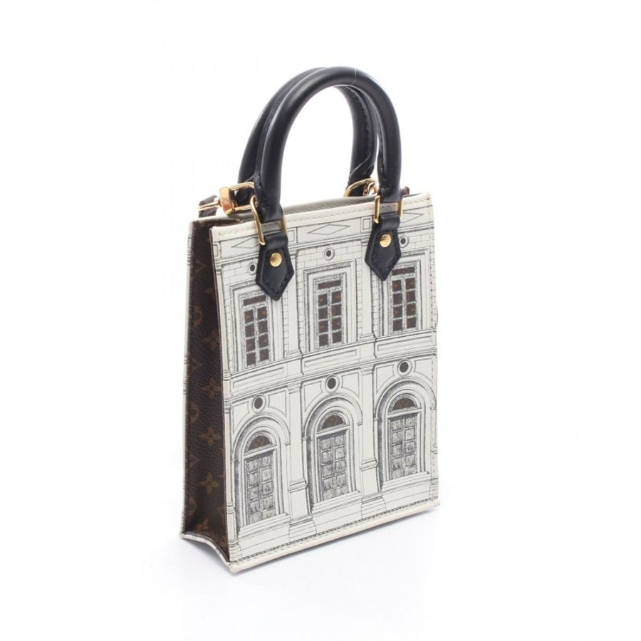 路易威登 FORNASETTI Petite Sac Plat 斜背包 M80991 Monogram 二手-1