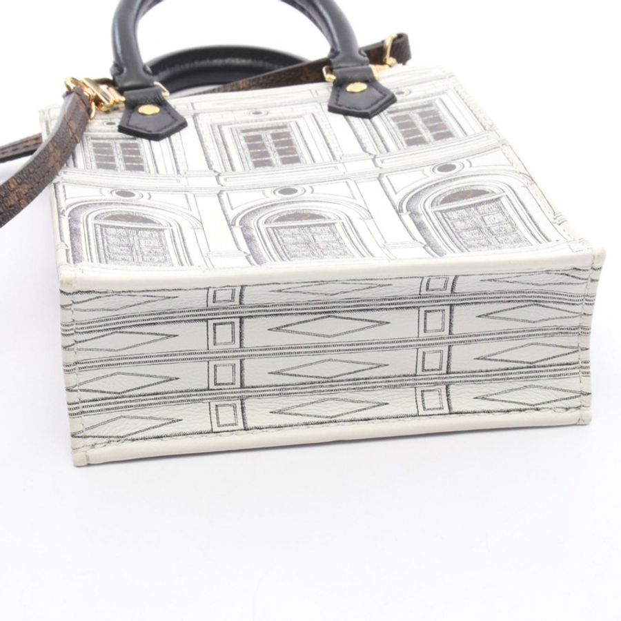 路易威登 FORNASETTI Petite Sac Plat 斜背包 M80991 Monogram 二手-5