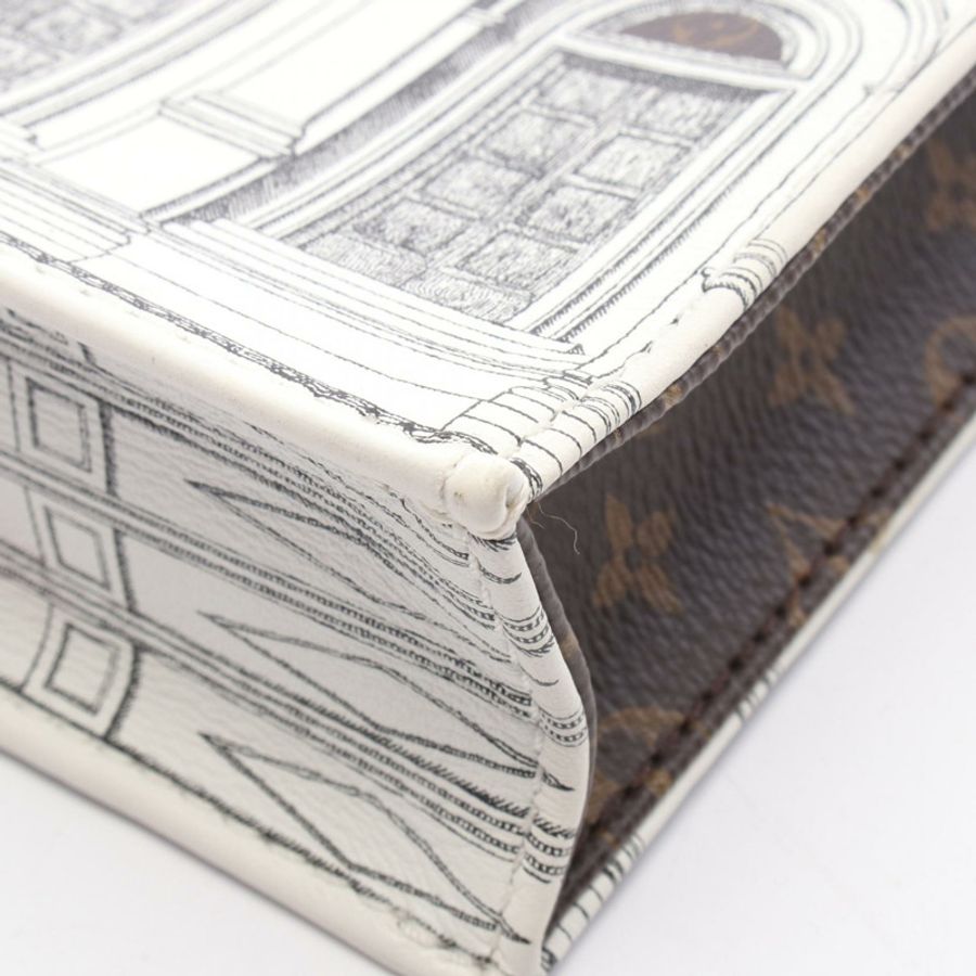 路易威登 FORNASETTI Petite Sac Plat 斜背包 M80991 Monogram 二手-6