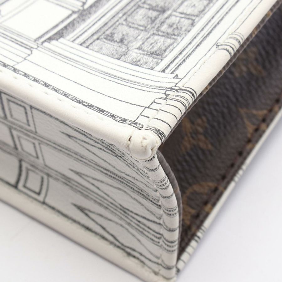 路易威登 FORNASETTI Petite Sac Plat 斜背包 M80991 Monogram 二手-7