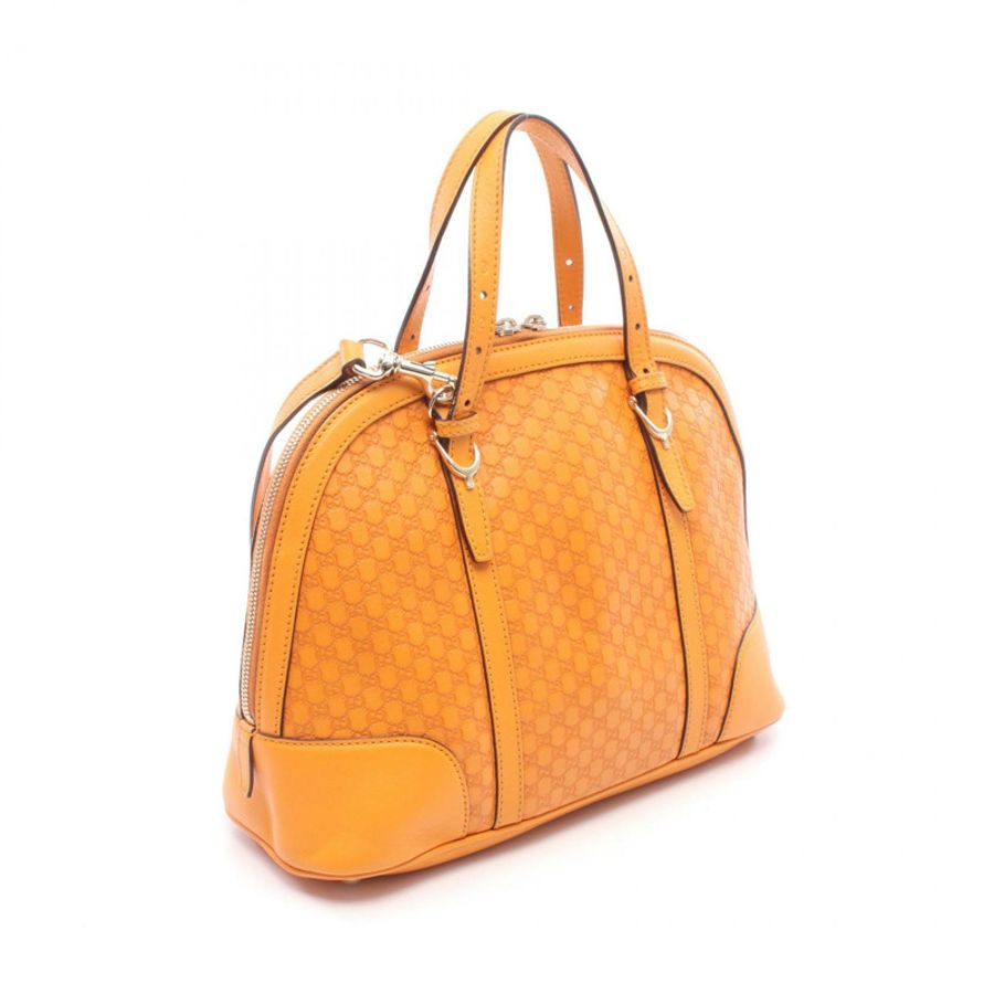 GUCCI Nice Microguccissima 肩挎斜背包 309617 皮革 橘色 二手-1