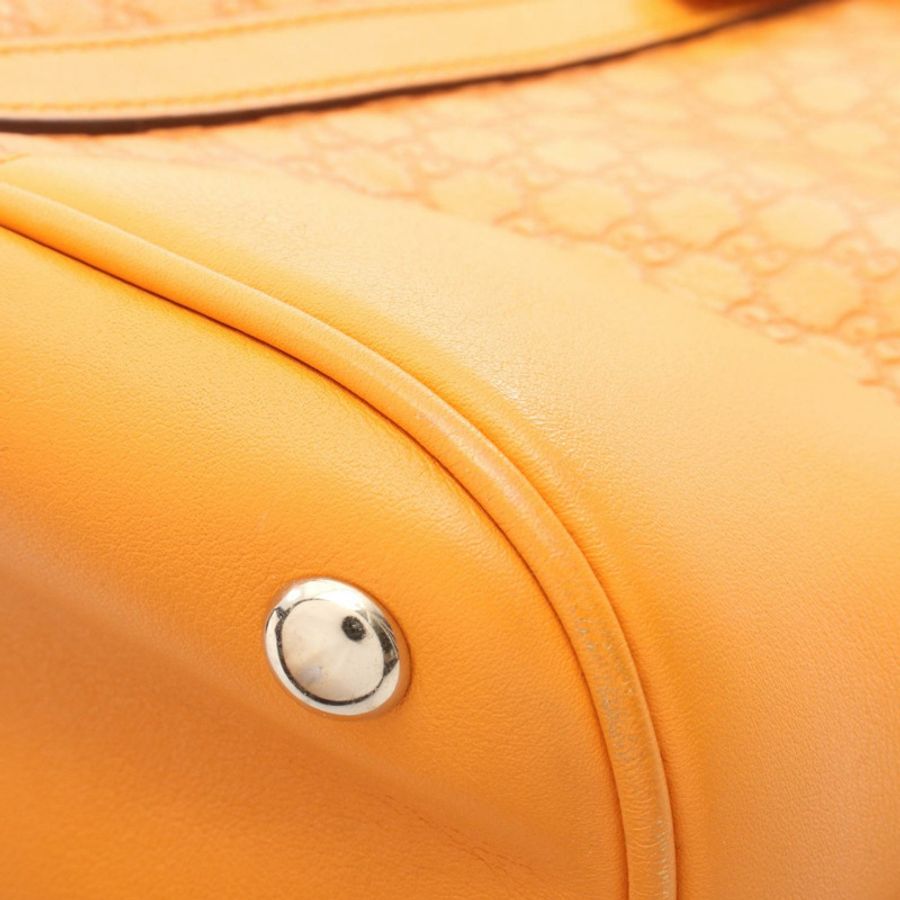GUCCI Nice Microguccissima 肩挎斜背包 309617 皮革 橘色 二手-10