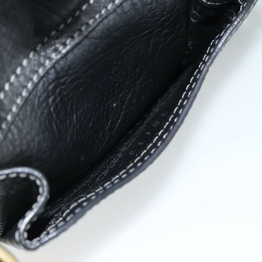 【日本直送】CELINE 手提包 皮革 黑色 金色 正品 bs35584A-22
