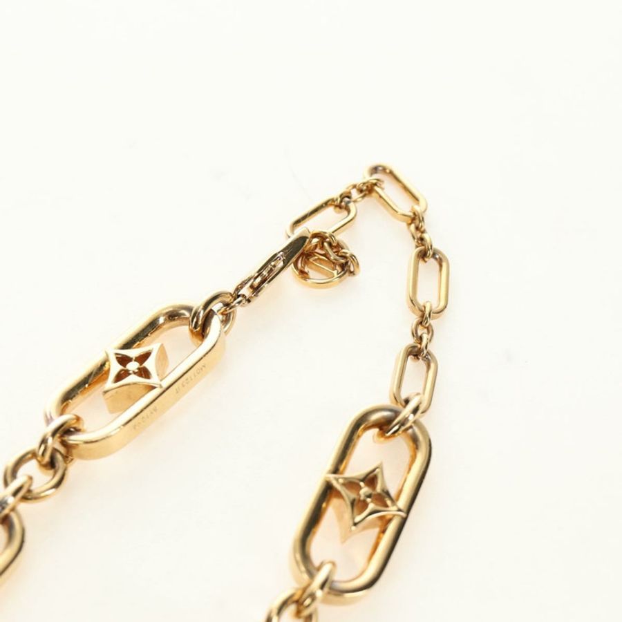 【日本直送】路易威登 My LV Chain GM 項鍊,金屬金色 M01123,LV 正品 bs35604M-4