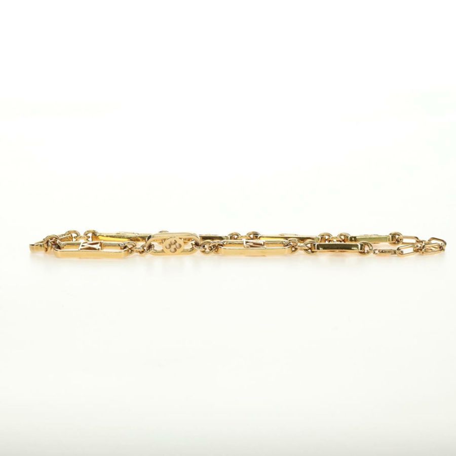 【日本直送】路易威登 My LV Chain GM 項鍊,金屬金色 M01123,LV 正品 bs35604M-12
