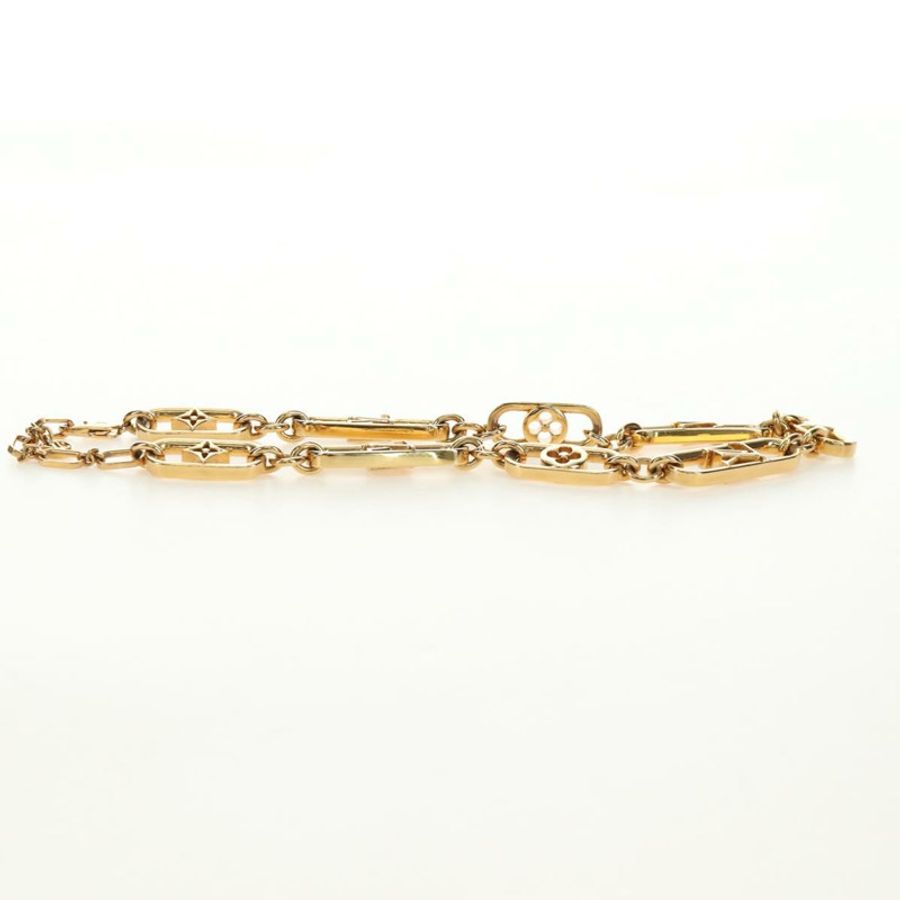 【日本直送】路易威登 My LV Chain GM 項鍊,金屬金色 M01123,LV 正品 bs35604M-13
