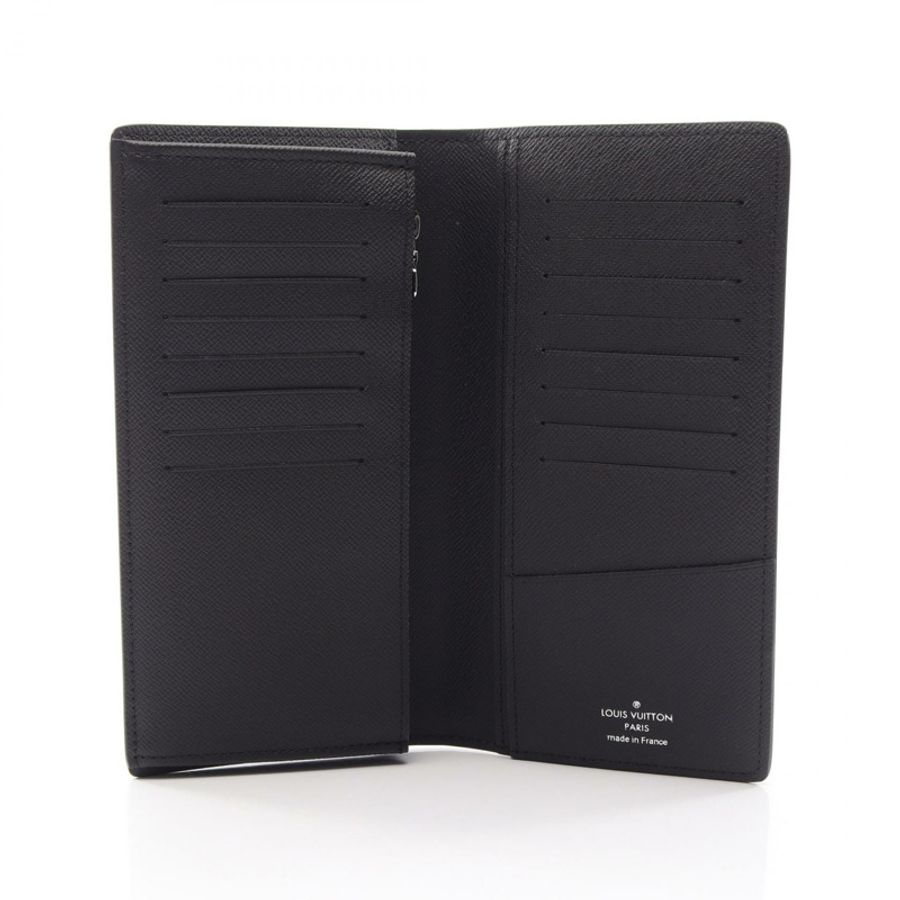 路易威登 Portefeuille Brazza 雙折錢包錢包 M61697 Monogram eclipse LV-2