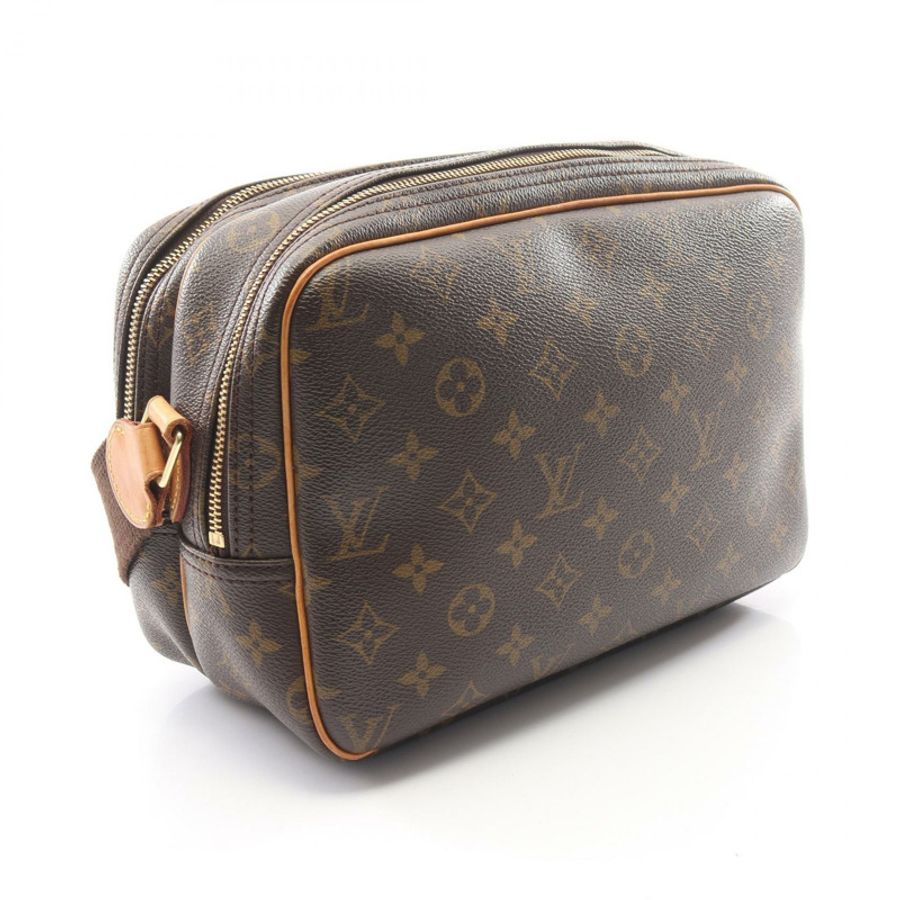 路易威登 Reporter PM 肩斜背包 M45254 Monogram 棕色皮革-1