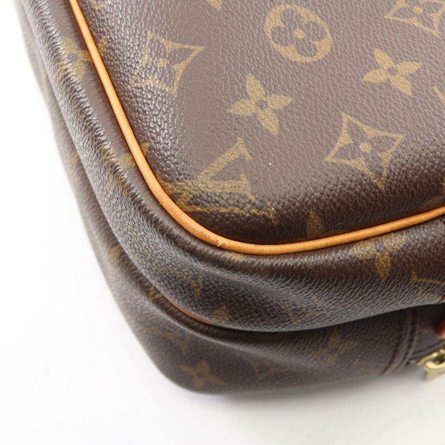 路易威登 Reporter PM 肩斜背包 M45254 Monogram 棕色皮革-7