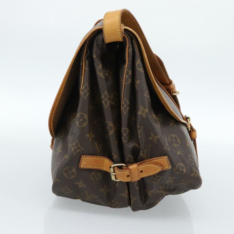 【日本直送】路易威登 Monogram Saumur 35 肩背包 M42254 LV Auth ka4741A-2