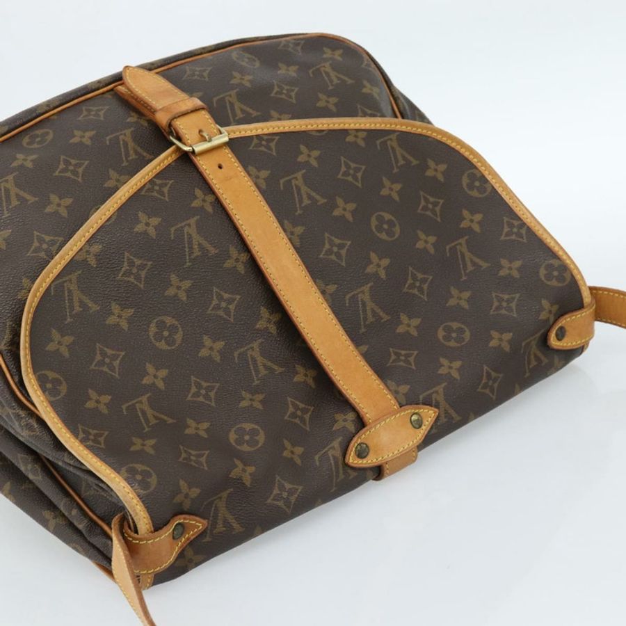 【日本直送】路易威登 Monogram Saumur 35 肩背包 M42254 LV Auth ka4741A-5