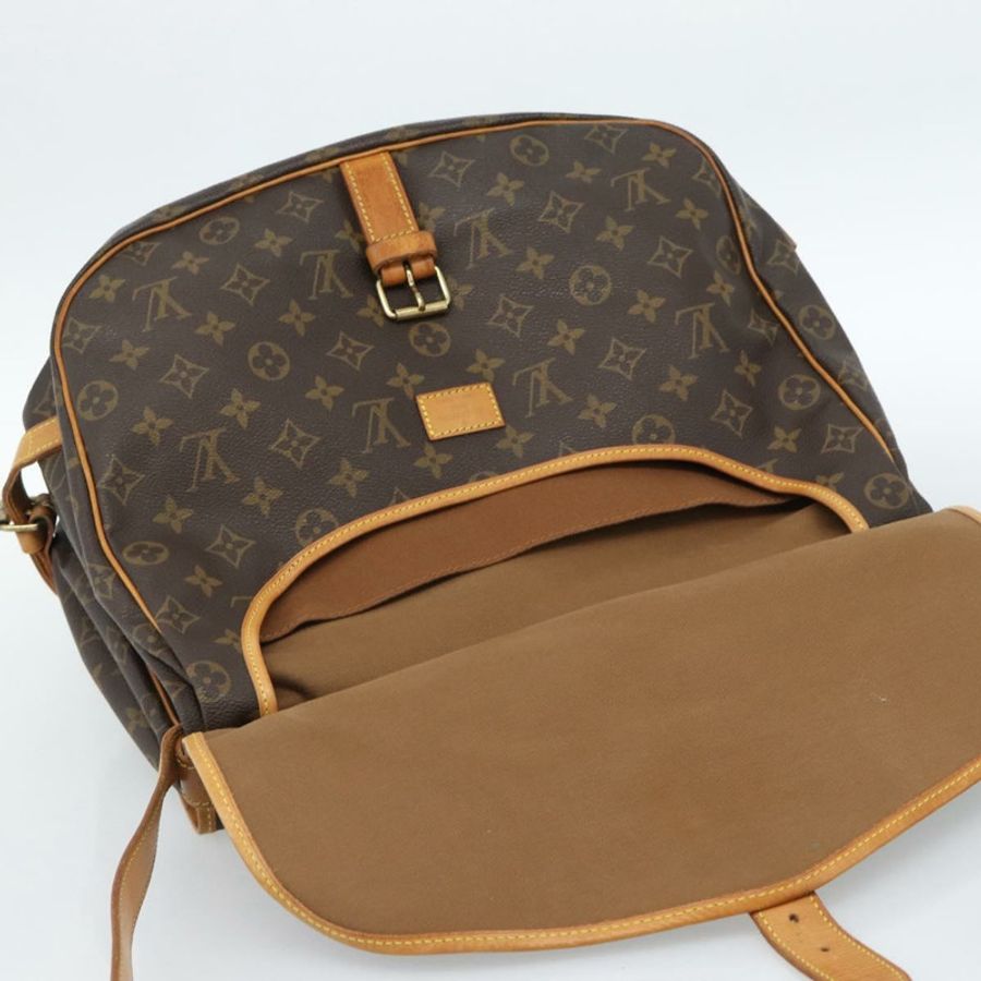 【日本直送】路易威登 Monogram Saumur 35 肩背包 M42254 LV Auth ka4741A-9