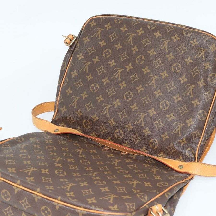 【日本直送】路易威登 Monogram Saumur 35 肩背包 M42254 LV Auth ka4741A-16