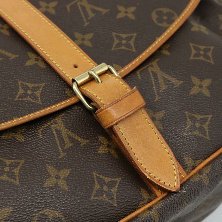 【日本直送】路易威登 Monogram Saumur 35 肩背包 M42254 LV Auth ka4741A-18