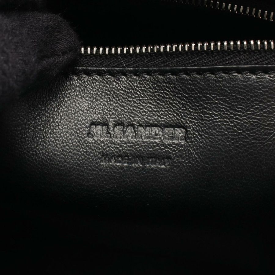 JIL SANDER GOJI BAMBOO 小號手提包 皮革 灰色 二手 女士-3