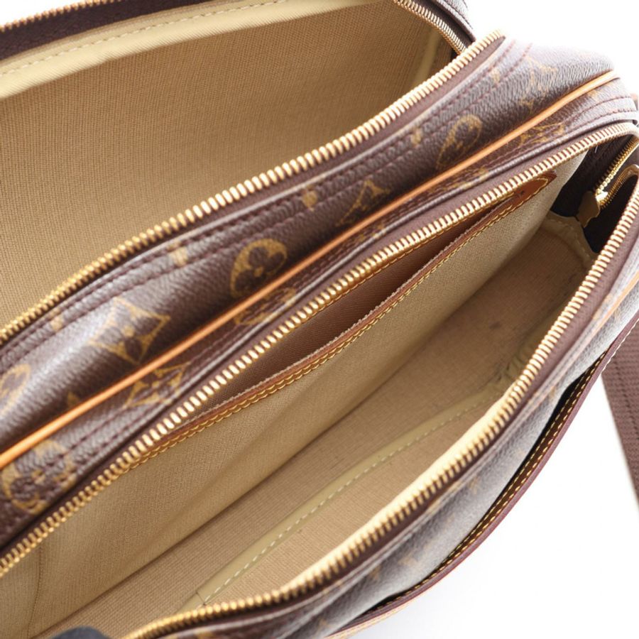 路易威登 Reporter PM 單肩斜背包 M45254 Monogram 帆布 二手 LV-2