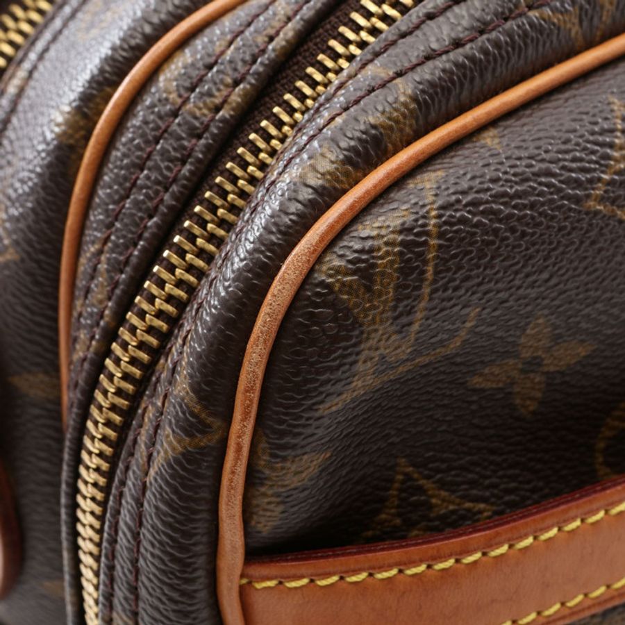 路易威登 Reporter PM 單肩斜背包 M45254 Monogram 帆布 二手 LV-11