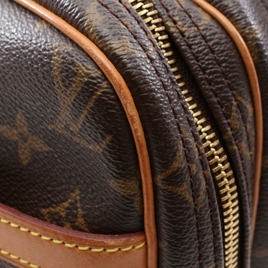 路易威登 Reporter PM 單肩斜背包 M45254 Monogram 帆布 二手 LV-12