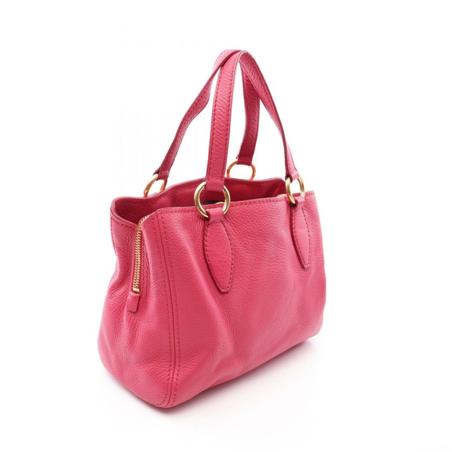 Miu Miu VITELLO CARIBU 單肩斜背包 RN0757 皮革 粉紅色 二手 女士-1