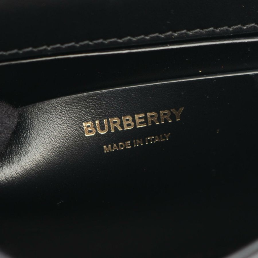 BURBERRY Grace 黑色真皮單肩包,二手女款-3