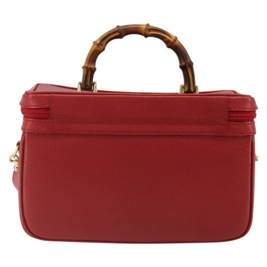 【日本直送】Miu Miu Matelasse Vanity 單肩包 皮革 2way 紅金 Auth ki6687A-1