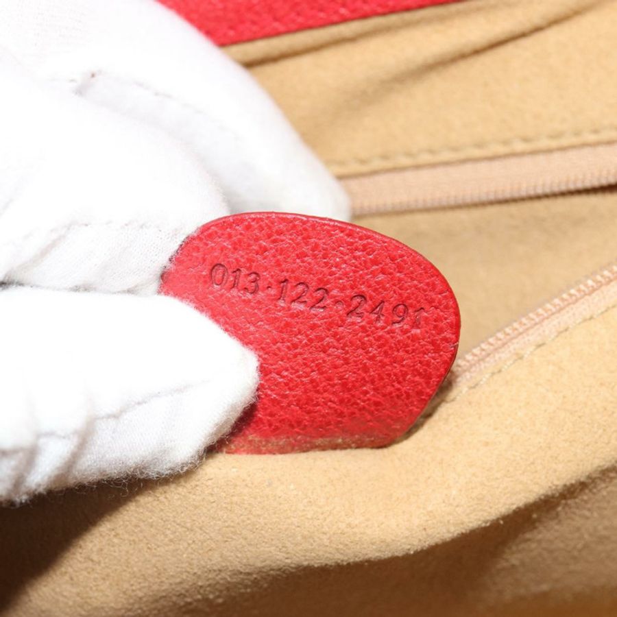 【日本直送】Miu Miu Matelasse Vanity 單肩包 皮革 2way 紅金 Auth ki6687A-10