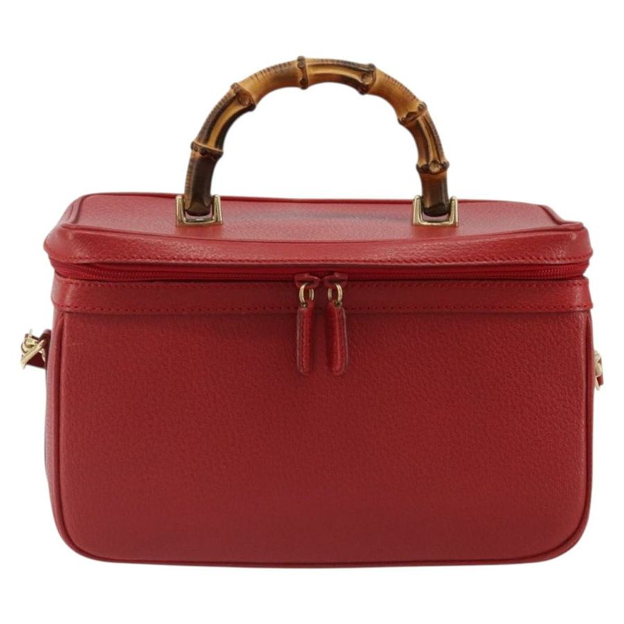 【日本直送】Miu Miu Matelasse Vanity 單肩包 皮革 2way 紅金 Auth ki6687A-12