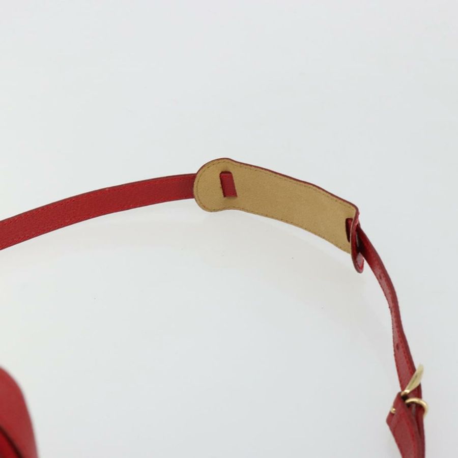 【日本直送】Miu Miu Matelasse Vanity 單肩包 皮革 2way 紅金 Auth ki6687A-14