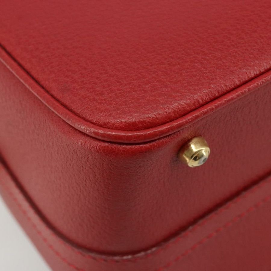 【日本直送】Miu Miu Matelasse Vanity 單肩包 皮革 2way 紅金 Auth ki6687A-16