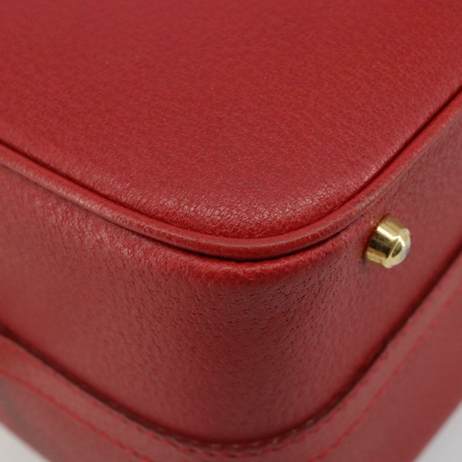 【日本直送】Miu Miu Matelasse Vanity 單肩包 皮革 2way 紅金 Auth ki6687A-18