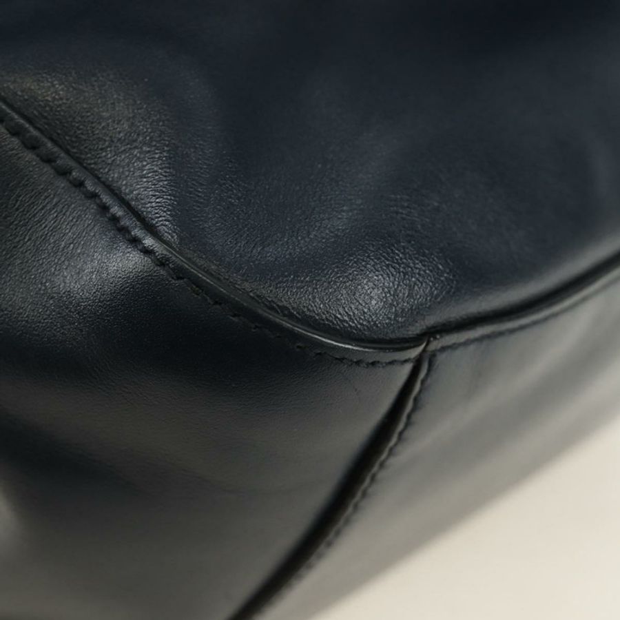 【日本直送】PRADA 皮革肩背包 海軍藍 銀色 正品 ki6667SAM-16