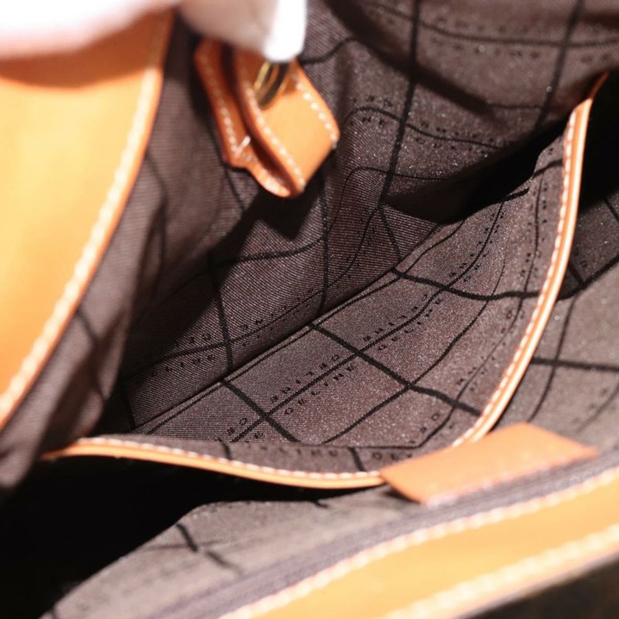 【日本直送】CELINE Macadam帆布肩背包 PVC皮革 棕色 金色 正品 ki6682A-23