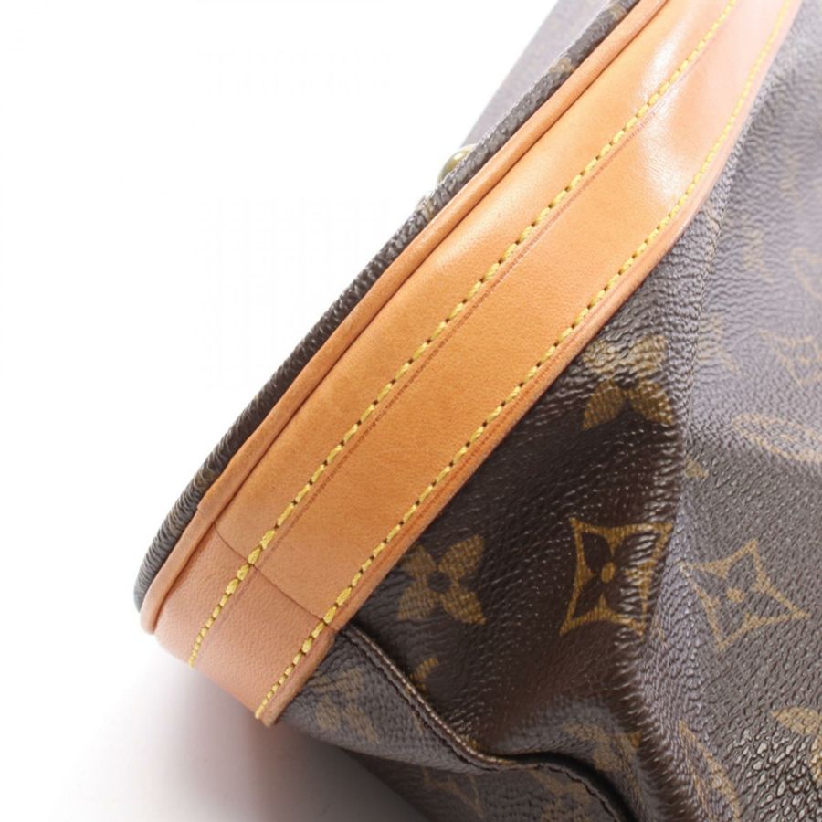 路易威登 (LOUIS VUITTON) 水桶包 PM Monogram 手提包 M42238 PVC 塗層帆布皮革 棕色 二手 女士-6