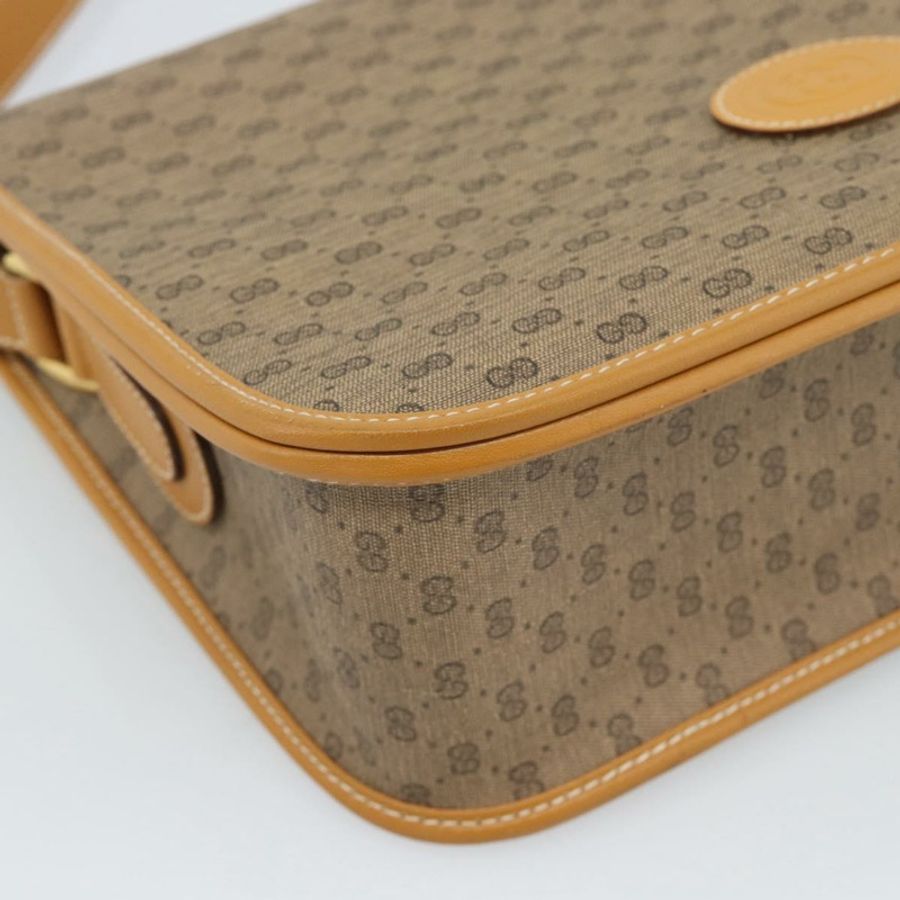 【日本直送】GUCCI Micro GG Supreme 單肩包 PVC 米色 金色 001 104 0915 正品 ki6679A-13