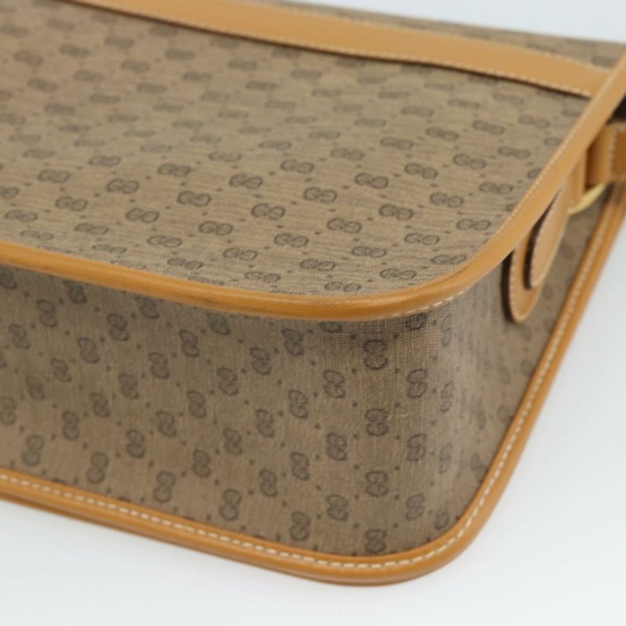 【日本直送】GUCCI Micro GG Supreme 單肩包 PVC 米色 金色 001 104 0915 正品 ki6679A-14