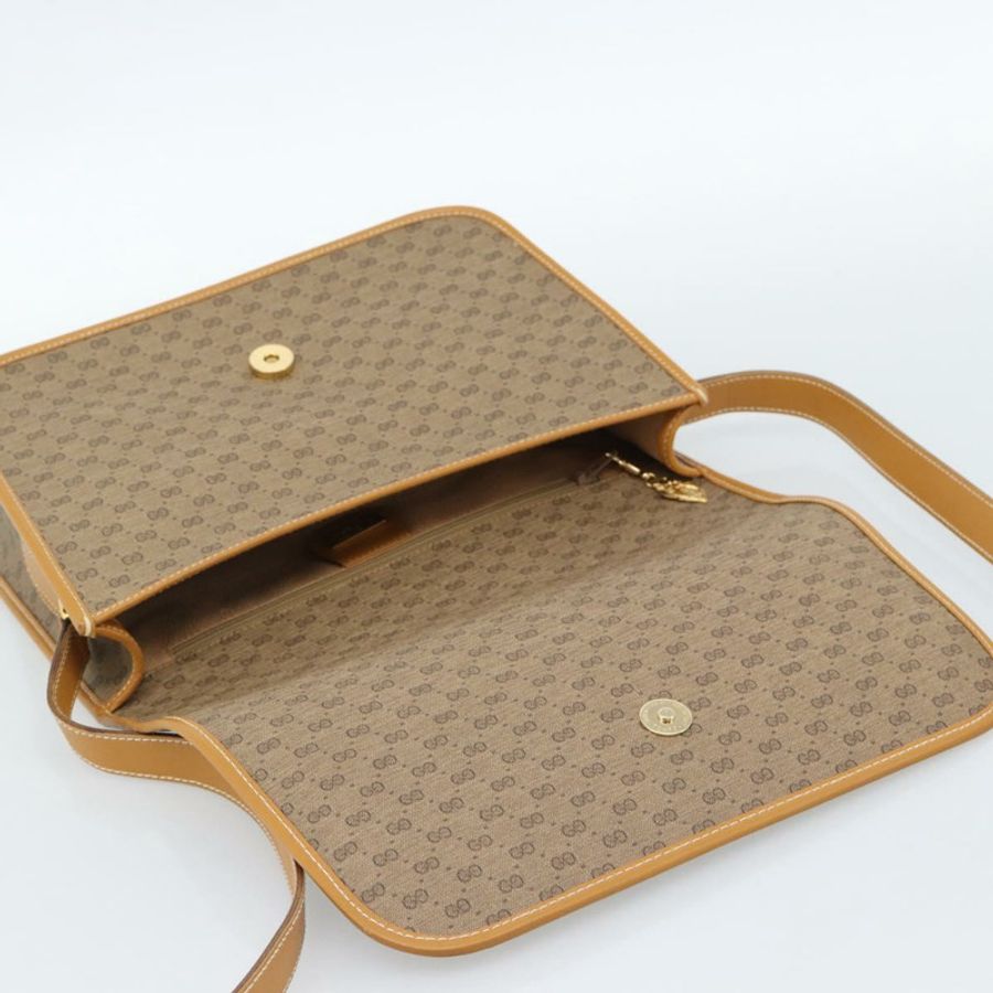 【日本直送】GUCCI Micro GG Supreme 單肩包 PVC 米色 金色 001 104 0915 正品 ki6679A-16