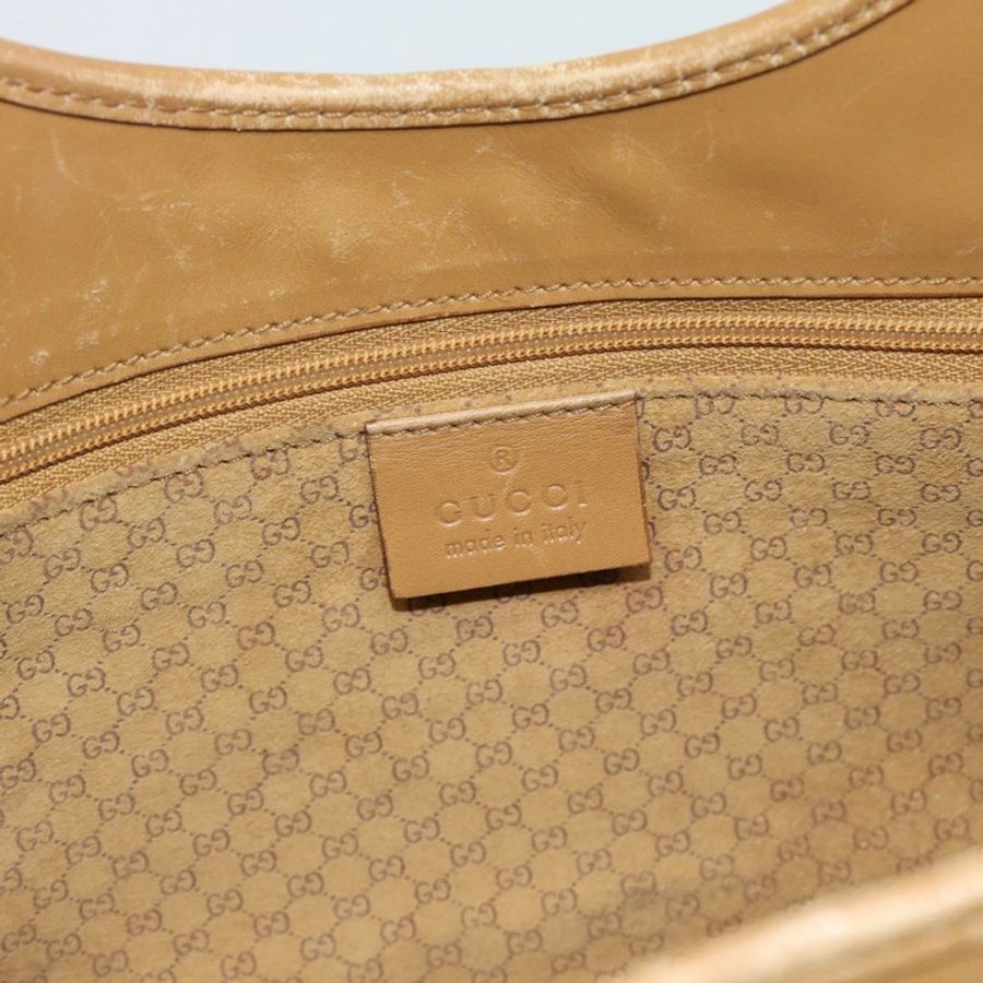 【日本直送】GUCCI Jackie 肩背包 皮革 米色 銀色 002 1067 正品 ep14720A-18