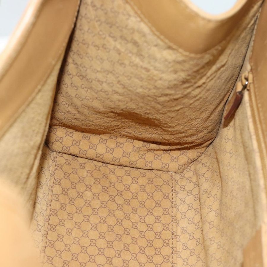 【日本直送】GUCCI Jackie 肩背包 皮革 米色 銀色 002 1067 正品 ep14720A-20
