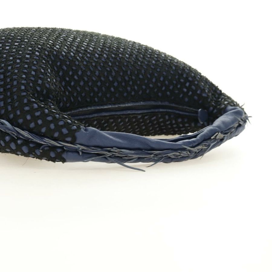 【日本直送】BOTTEGA VENETA INTRECCIATO 流浪漢單肩包皮革海軍藍正品 yk20494SAV-6