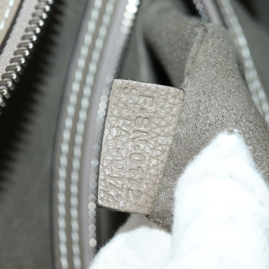 【日本直送】CELINE Luggage Mini Shopper 手提包 皮革 灰色 銀色 正品 yk20501SAM-10