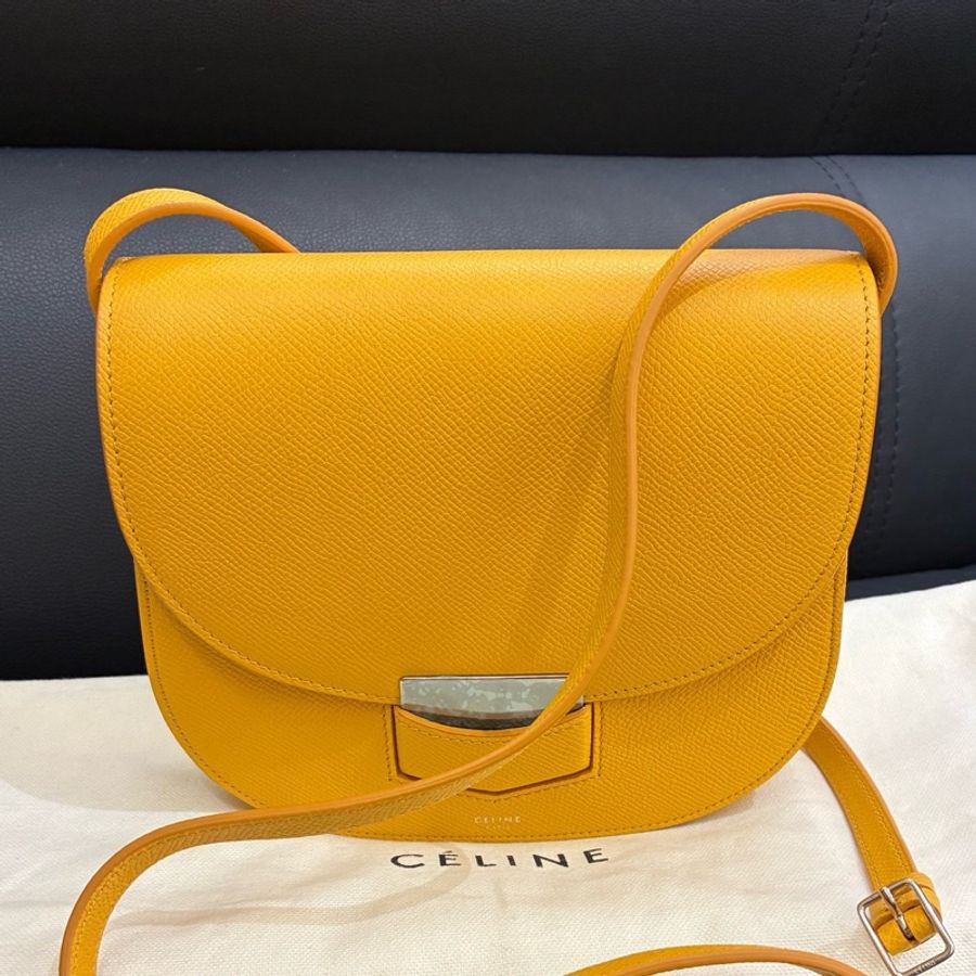 99新 Celine賽琳 馬鞍包 斜挎包 附件 塵袋-0